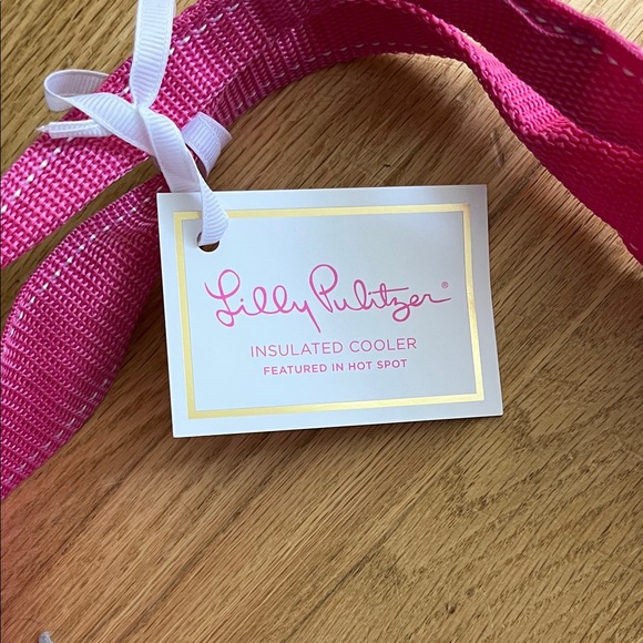 Lilly Pulitzer Pink and Blue Floral Tote - Picture 2 of 16